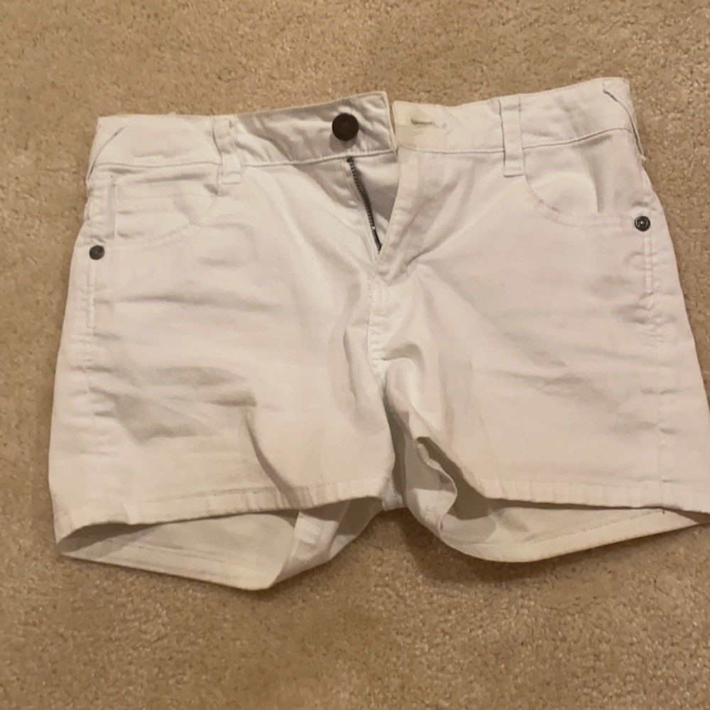 white jean shorts in kids 14